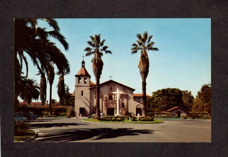 CA Mission Santa Clara De Asis Jesuit Franciscan Fathers California Postcard