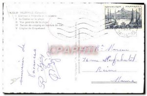 Postcard Modern Villerville Beach Calvary