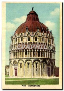 Postcard Modern Italy Italia Pisa Baptistry
