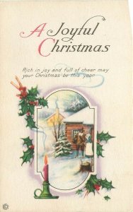 Christmas Greetings, Lot of 5, Lot Number 16