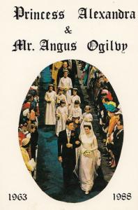 Princess Alexandra & Sir Angus Ogilvy 1988 Wedding Linited Edition 500 Postcard