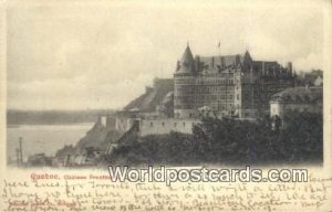 Chateau Fronotenac Quebec Canada 1903 