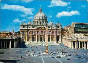 Postcard Modern Roma Place Saint Pierre