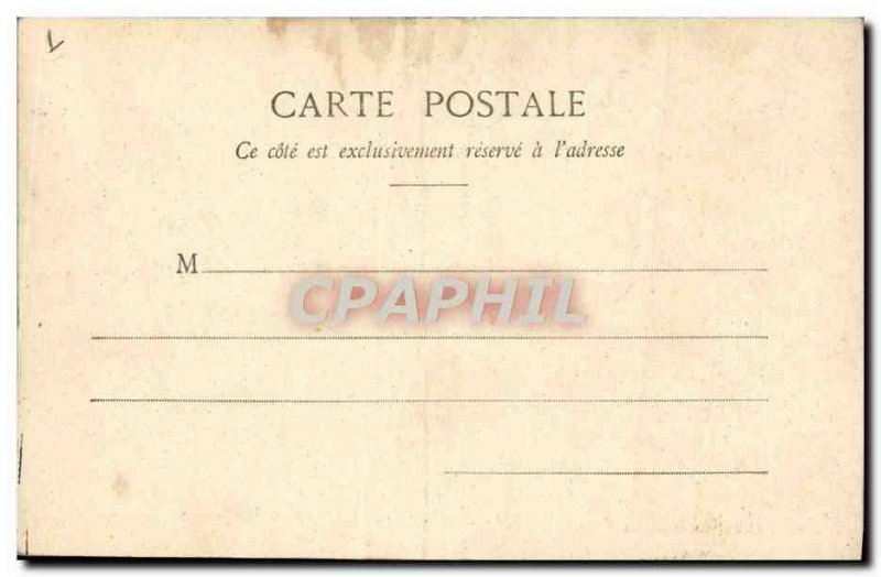 Old Postcard brocantage hair Auvergne Folklore Hairdresser TOP