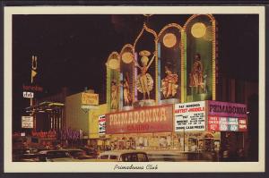 Primadonna Club,Reno,NV Postcard