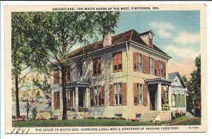 Vincennes, IN - Grouseland - Home of President Harrison - 1941