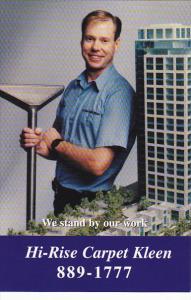 Advertising Hi-Rise Carpet Kleen Henry Vanderbeek Vancouver