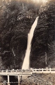 Horsetail Falls Real Photo - Columbia River Highway, Oregon OR  