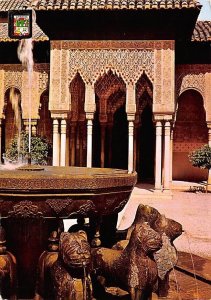 Alhambra, Patio de los Leones Granada Spain Postal Used Unknown 