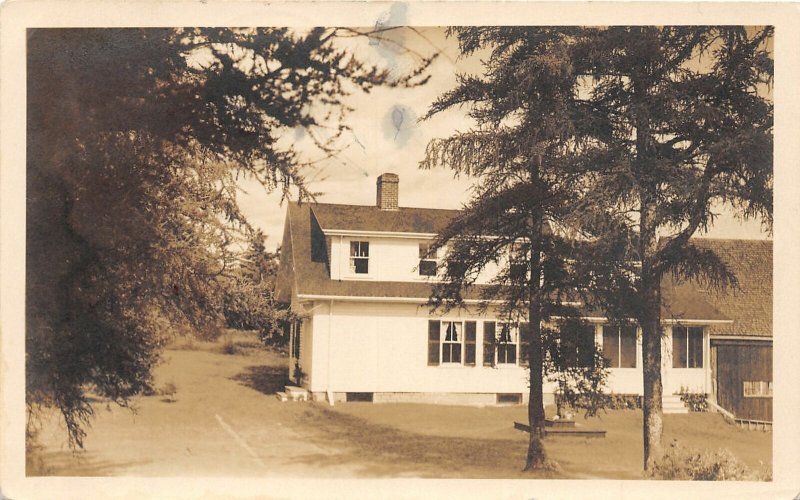 H92/ Machiasport Maine RPPC Postcard c1942 Homes Residence 30