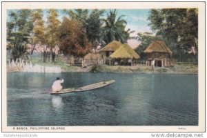 Philippines Village Scene A Banca Curteich