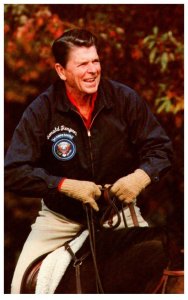President Reagan on Horse