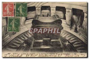 Old Postcard Paris Hotel Invalises the Tomb of Napoleon I. The Sarcophagus