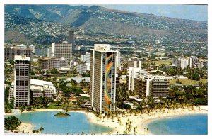 Postcard TOWER SCENE Honululu Hawaii HI AP1113