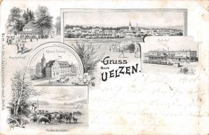 BG19168 gruss aus uelzen  germany litho