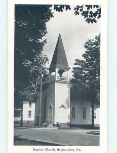 Unused Pre-1980 CHURCH SCENE Hughesville Pennsylvania PA L3979