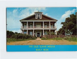 Postcard The Old Slave House, Junction, Illinois