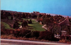 VINTAGE POSTCARD LAKE MOHONK MOUNTAIN HOUSE ULSTER COUNTY NEW YORK 1970s