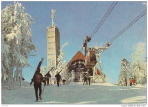 GERMANY, 1950-1970's; Bergstation Der Fichtelberg-Schwebebahn