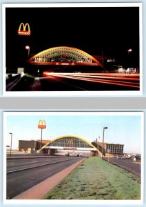 2 Postcards VINITA, Oklahoma OK ~ World's Largest McDONALDS Day/Night 4x6