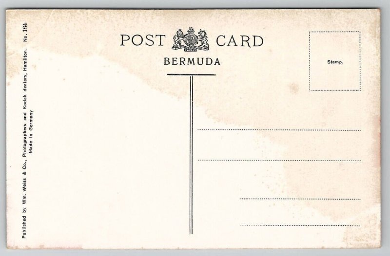 Bermuda Entrance To Girvan Paget  Postcard B46