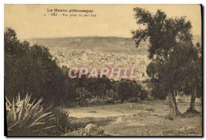 Old Postcard The Picturesque Morocco Fez Vue Prize Du Cote Sud