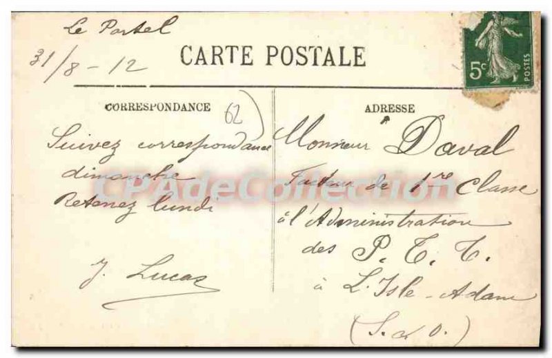 Old Postcard Le Portel The Games On The Beach