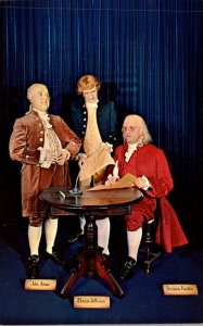 Florida St Petersburg London Wax Museum Benjamin Franklin John Adams & Thomas...