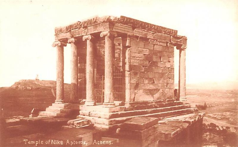 Temple of Nike Apteros Athens Greece, Grece Unused 