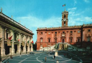 Vintage Postcard Roma Campidoglio Le Capitole Historical Place In Rome Italy IT