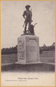 Concord, Mass., The Minute Man Statue, Photo by James Craig