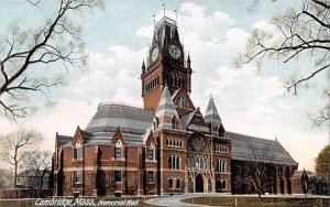 Memorial Hall in Cambridge, Massachusetts