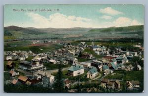 COLEBROOK NH BIRDS EYE VIEW ANTIQUE POSTCARD