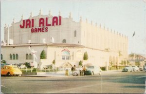 Tijuana Mexico Fronton Palacio Jai Alai Vintage Postcard H38