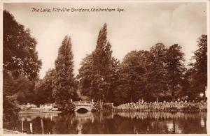 BR79468 the lake pittville gardens cheltenham spa real photo  uk