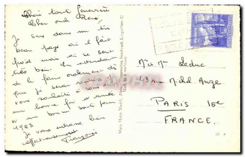 Old Postcard Aus Gurgl