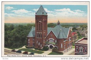 West Market M.E. Church, South, Greensboro, North Carolina,  PU-1941