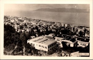 Real Photo Postcard Overview of Astoria, Oregon