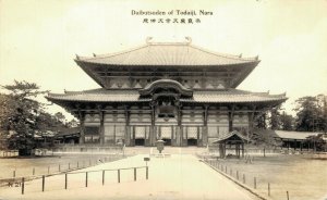 Japan Daibutsuden of Todaiji Nara Vintage RPPC Kurimoto 07.17