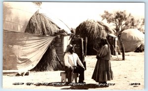 RPPC Apache Indians AZ Arizona Real Photo Postcard