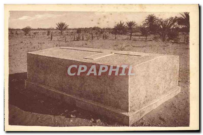 Old Postcard El Golea The new tomb of the father of Foucauld