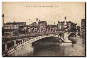 Lyon - Le Pont Gallieni - Bridge - Old Postcard