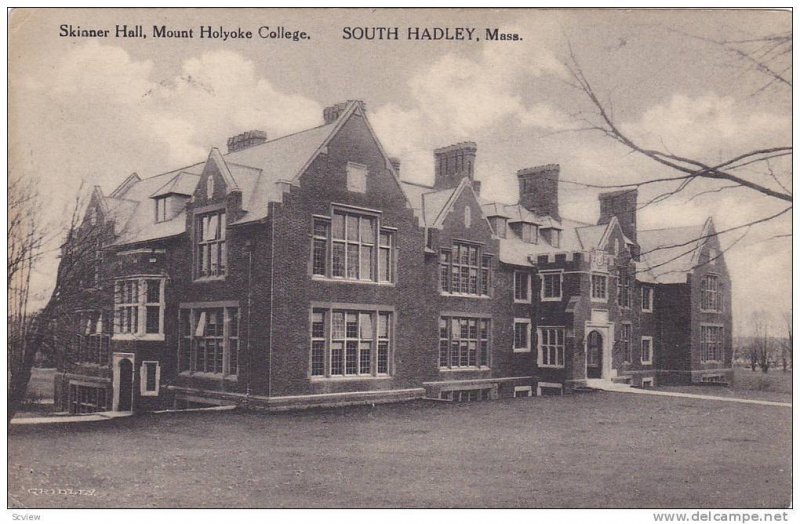 Exterior, Skinner Hall, Mount Holyoke College,  South Hadley,   Massachusetts...