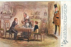 Tuck Postcard Dickens Centenary Series 6048 David Copperfield Chapter XVII PHIZ