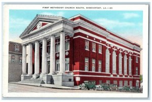 1920 Exterior First Methodist Church South Shreveport Louisiana Vintage Postcard