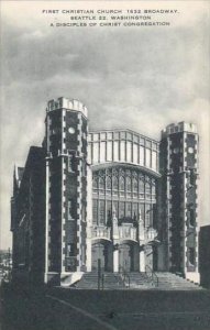 Washington Seattle First Christian Church 1632 Broadway Seattle 22 A Disciple...