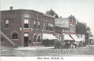 Main Street Sheffield, Iowa, USA Unused 