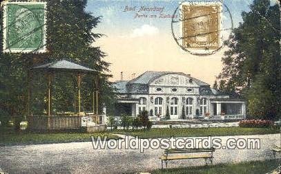 Partie am Kurchaus Bad Nendorf Germany 1929 Stamp on front 