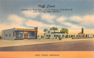 Las Cruces New Mexico Neff Court Vintage Postcard AA58554