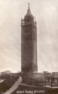 Vintage Postcard 1910's The Cabot Tower Bristol England UK